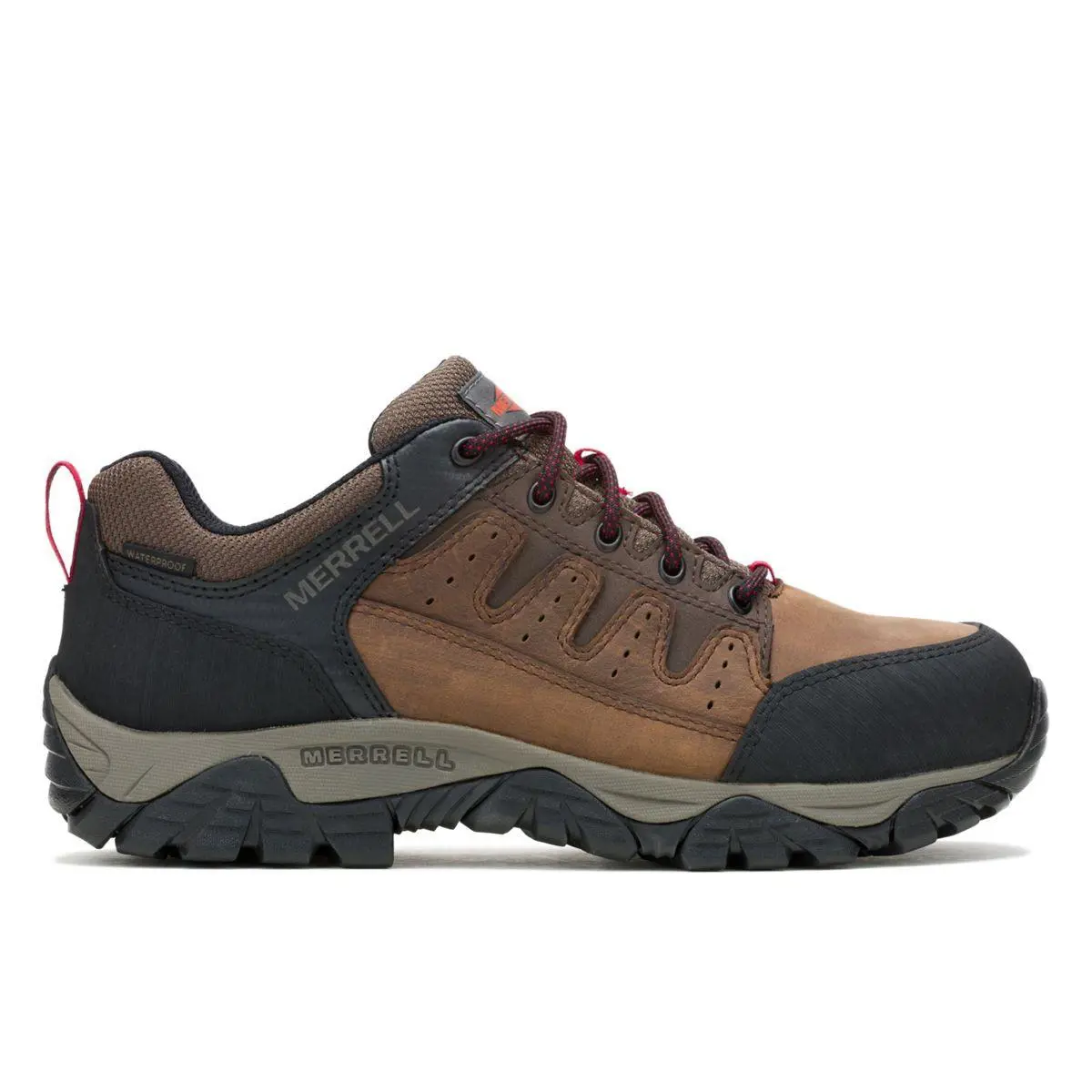 Merrell Work Men`s Windoc Steel Toe Waterproof Work Shoe Rye - J007859 Rye