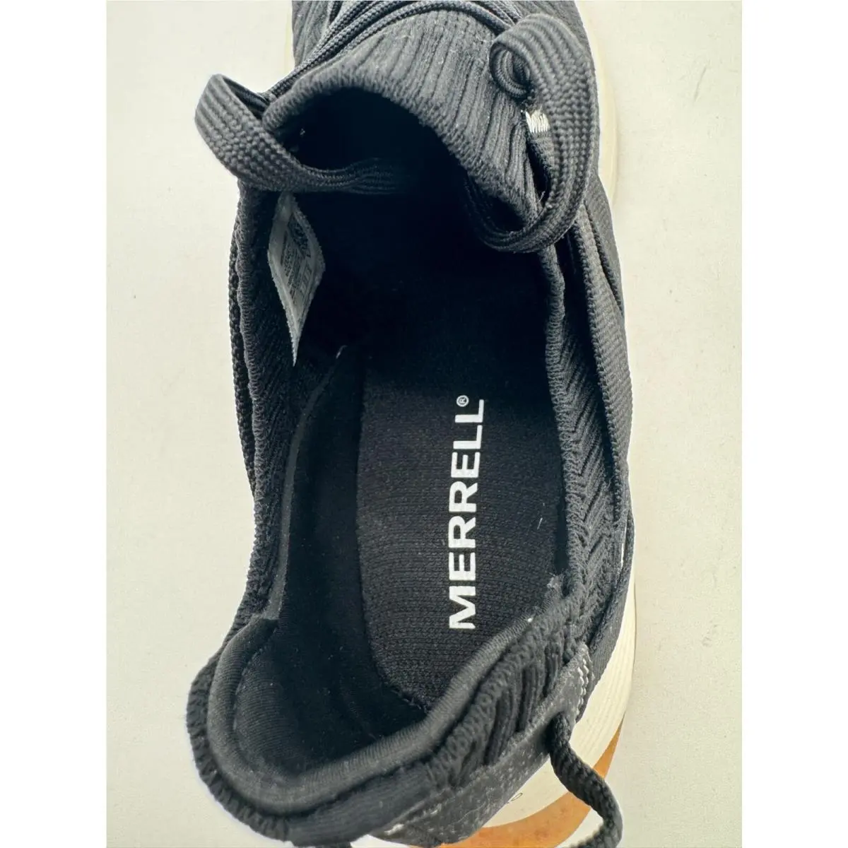 Merrell shoes - EMBARK LACE - EMBARK LACE - J004671 - BLACK/WHITE 4