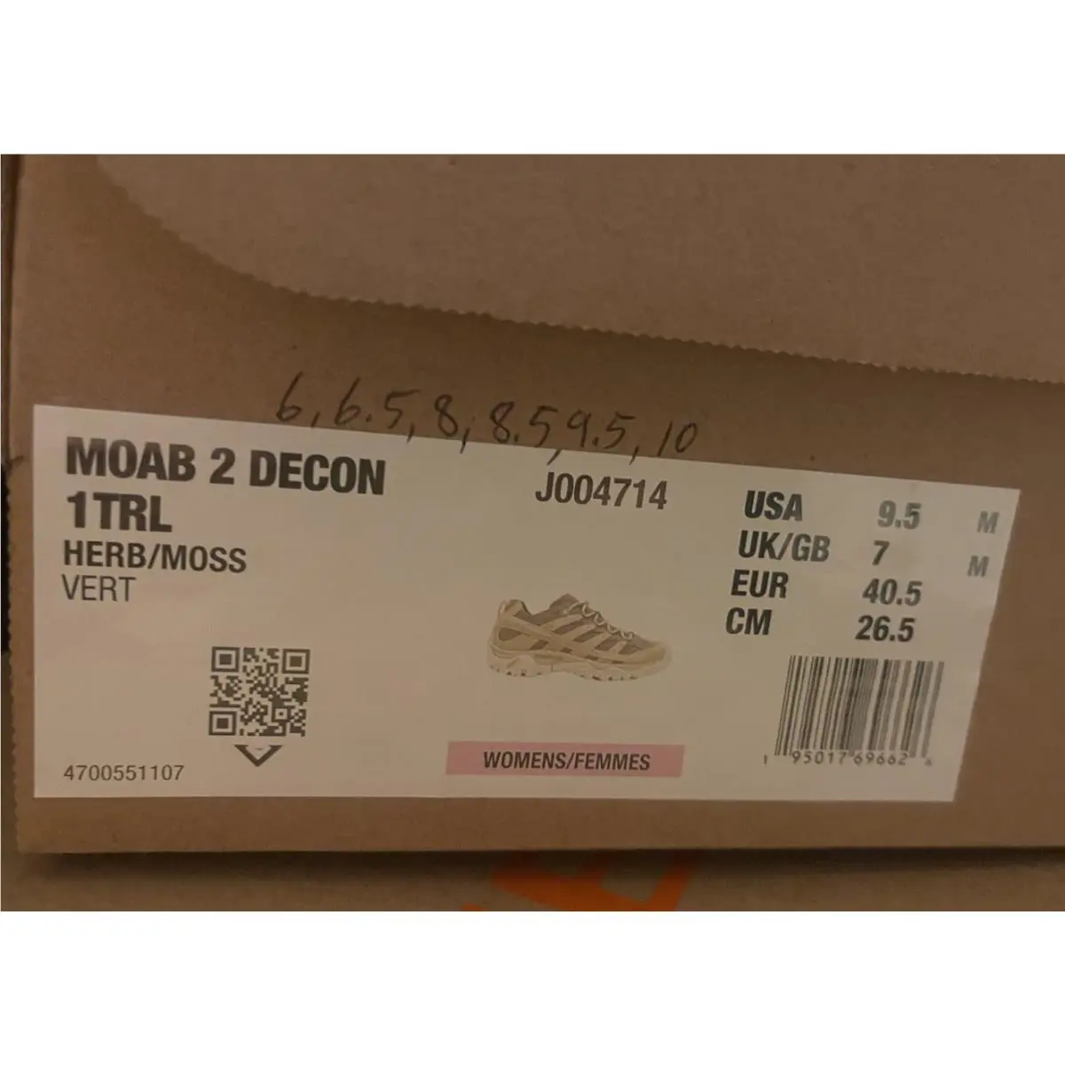 Merrell shoes - Decon - Decon - J007414 - Herb/ Moss 8