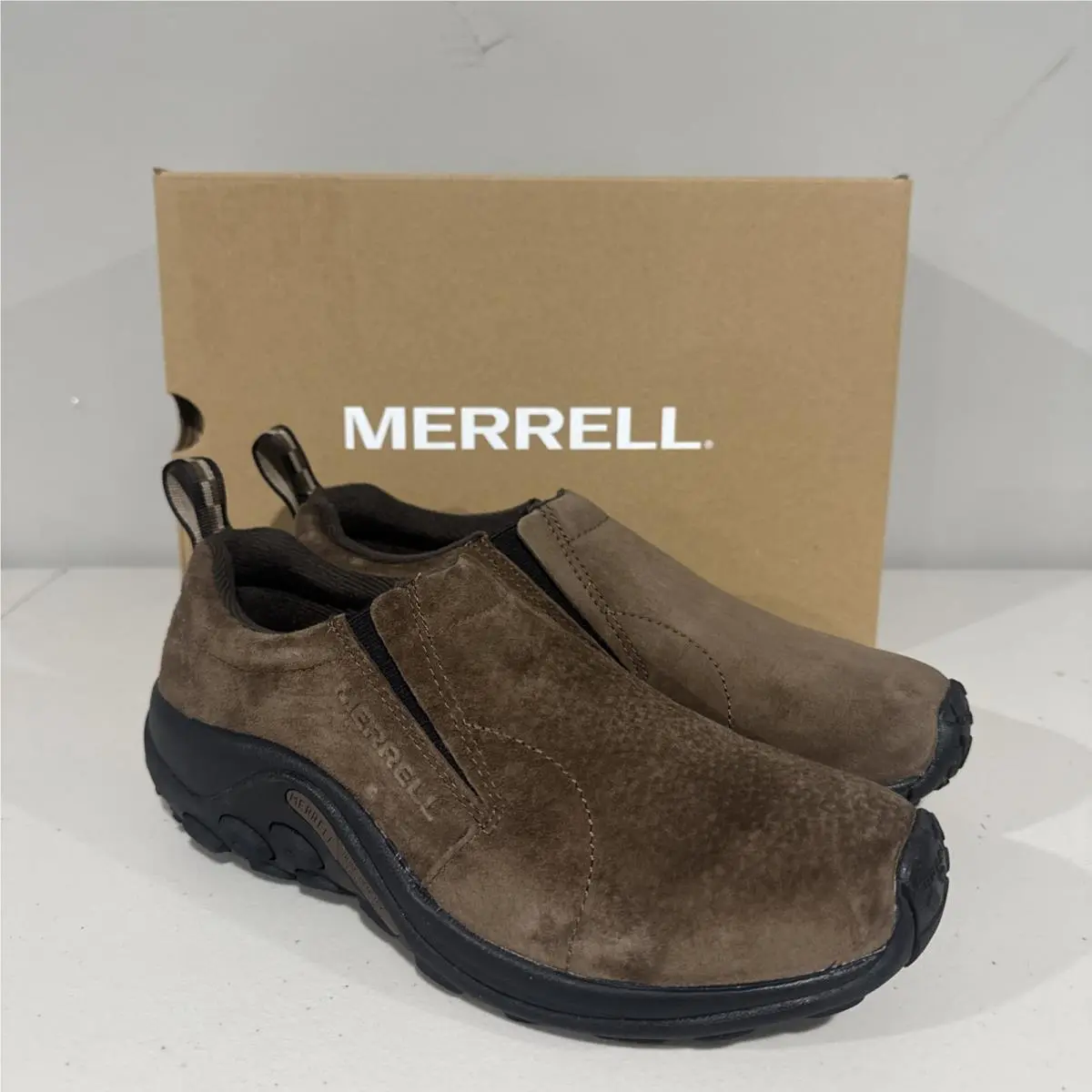Merrell J65685 Dark Earth Brown Moc Mens Size 8 M Slip On