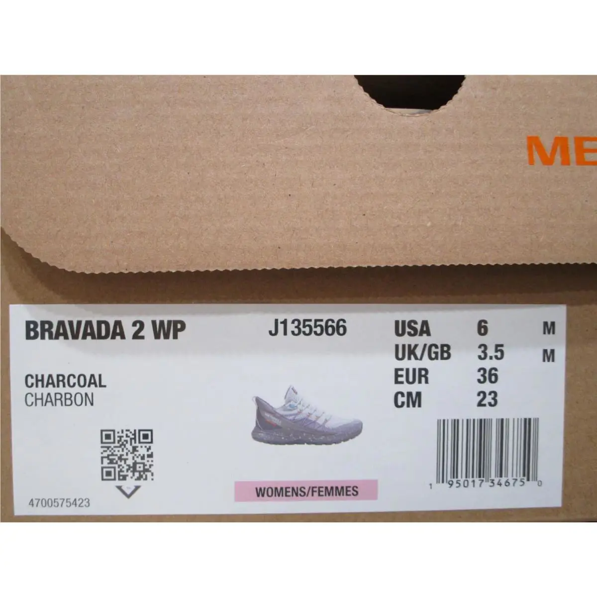 Merrell shoes - J135566 - J135566 - Charcoal 4