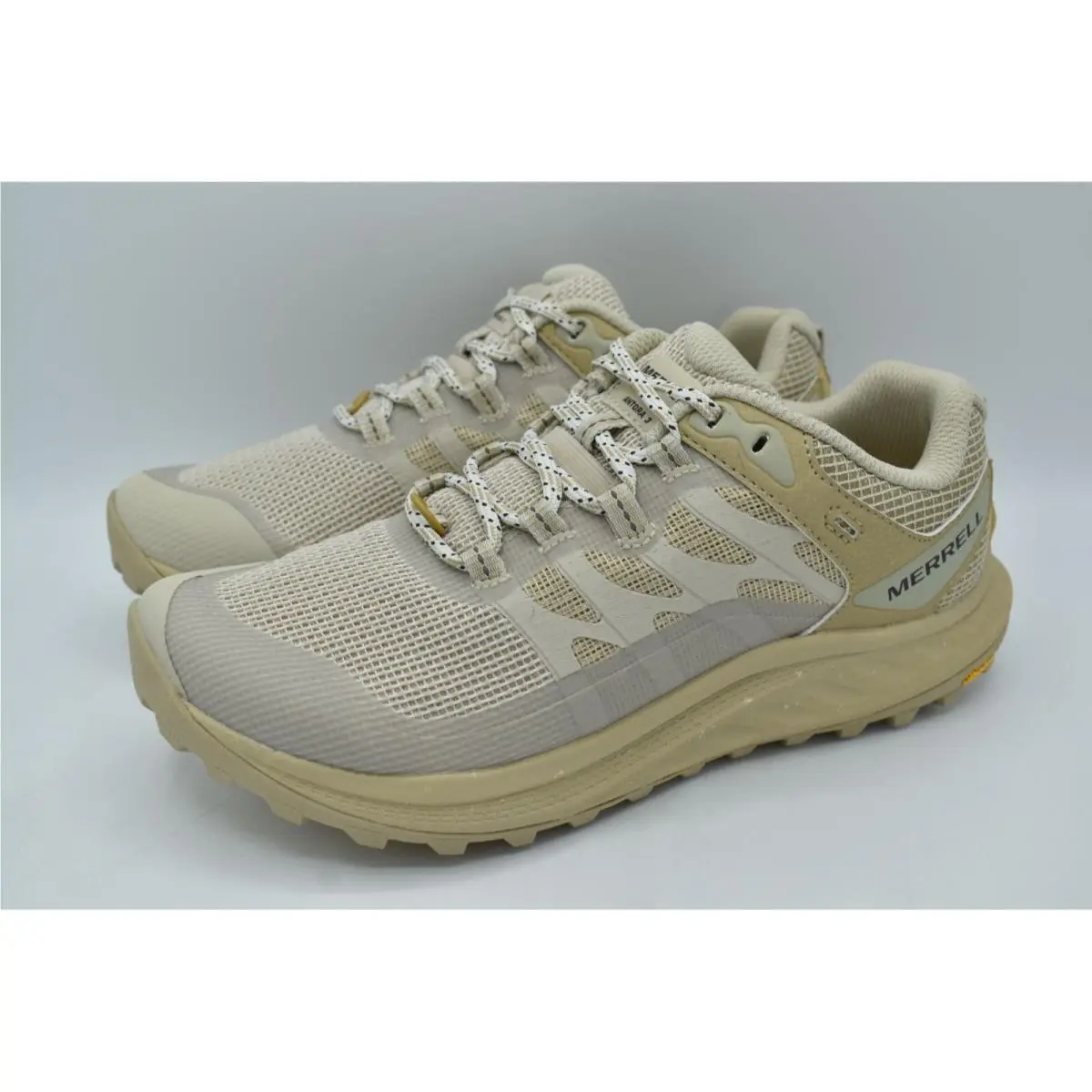 Womens 11 Antora 3 Oyster Trail Running Sneakers Shoes by Merrell