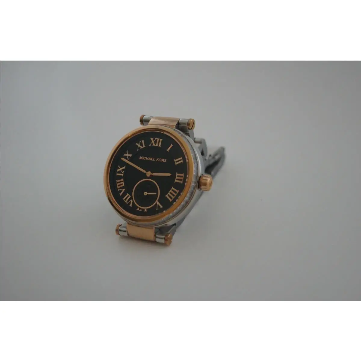 Michael Kors Rose Gold Crystals Stainless Steel Women`s Quartz Watch - MK5957