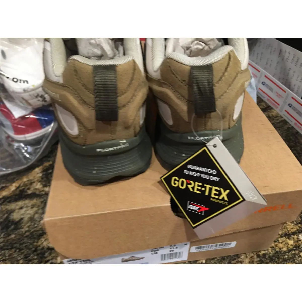 Merrell shoes - Coyote/Olive 1