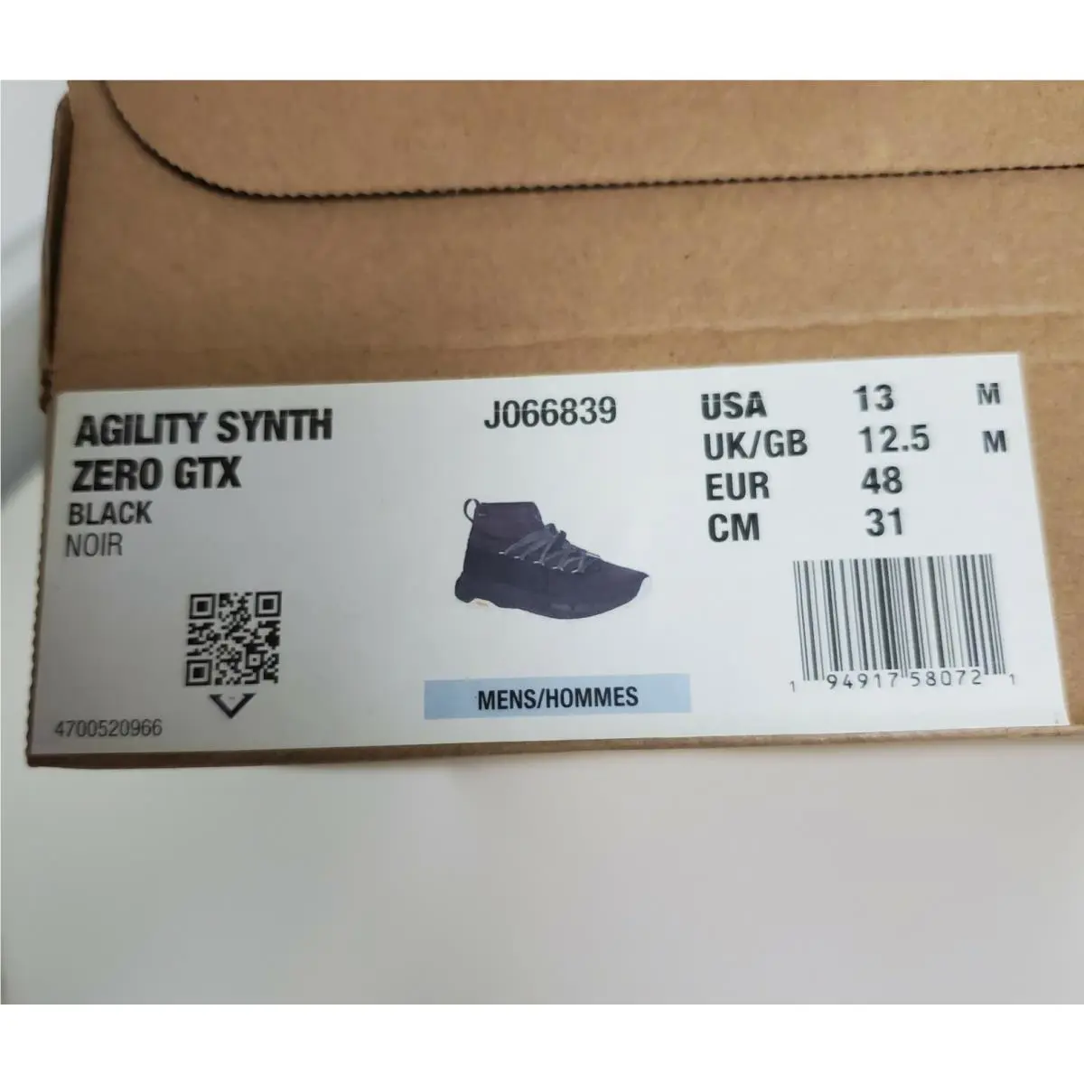 Merrell shoes - Merrell Agility Synthesis Zero - Agility Synthesis Zero - MERJ066839 - Black (UPC: 194917580721) 7