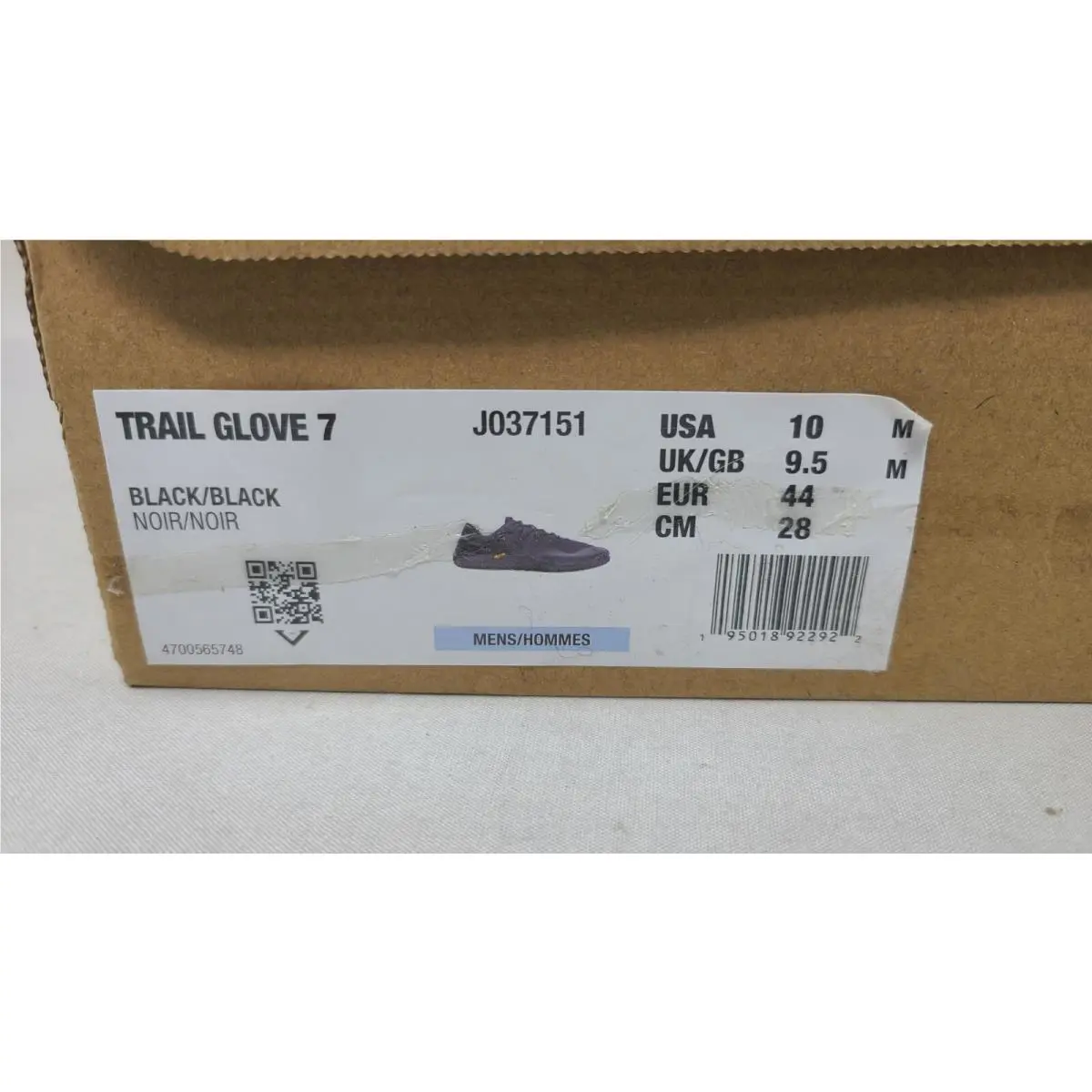 Merrell shoes - Merrell Trail Glove 7 - Trail Glove - J037151 - Black 2