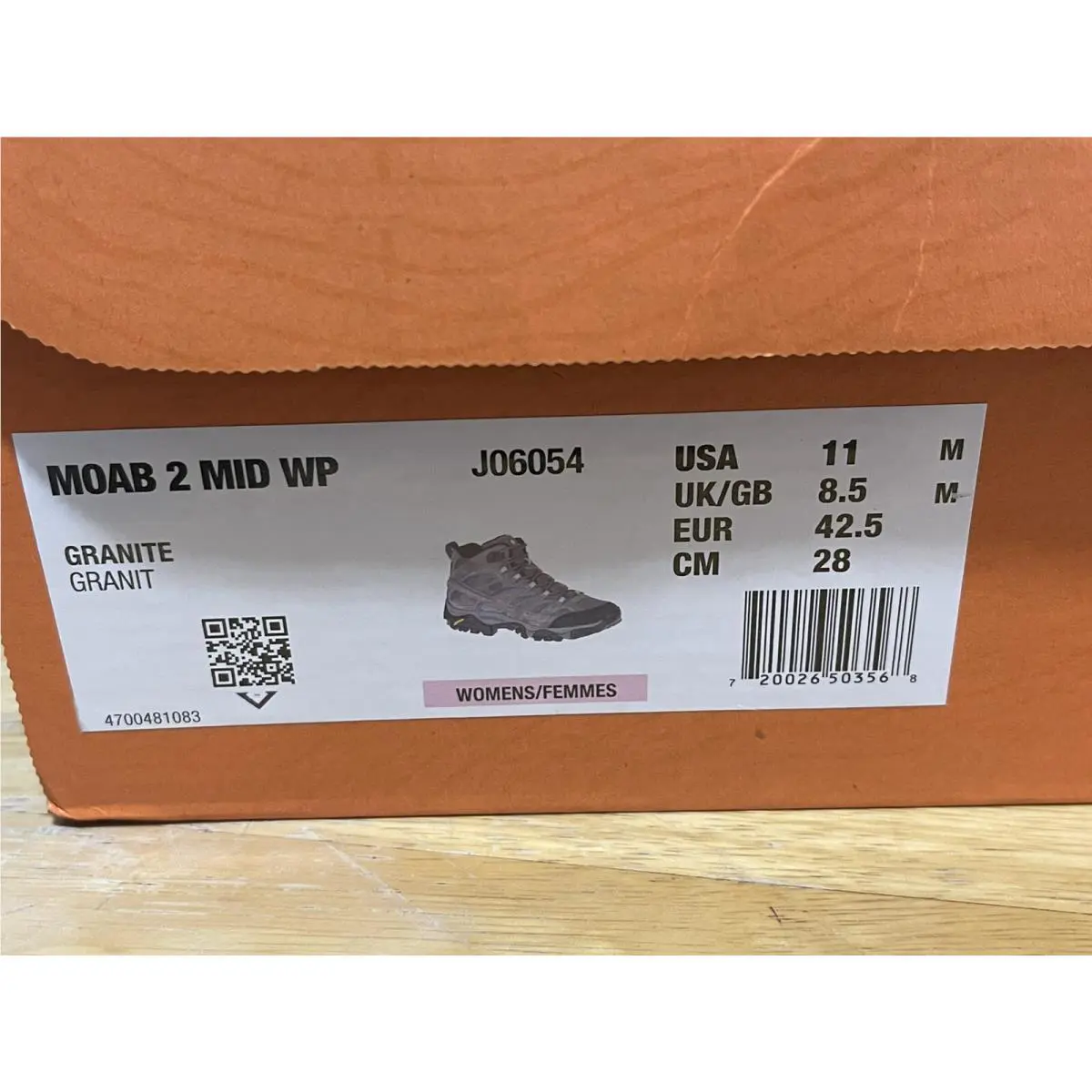 Merrell shoes - Merrell Moab 2 - Moab - Granite (UPC: 0720026503568) 4
