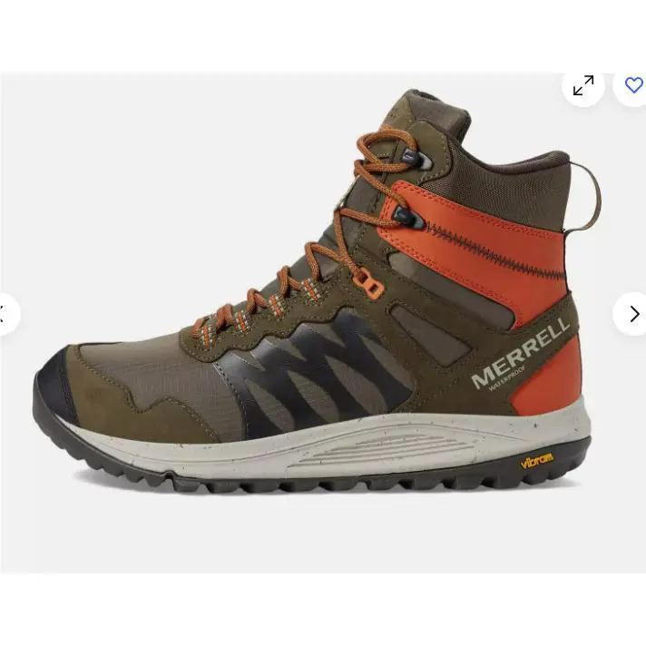 Merrell shoes - J066959 - J066959 - Olive Green Burnt Orange (UPC: 194917553015) 2