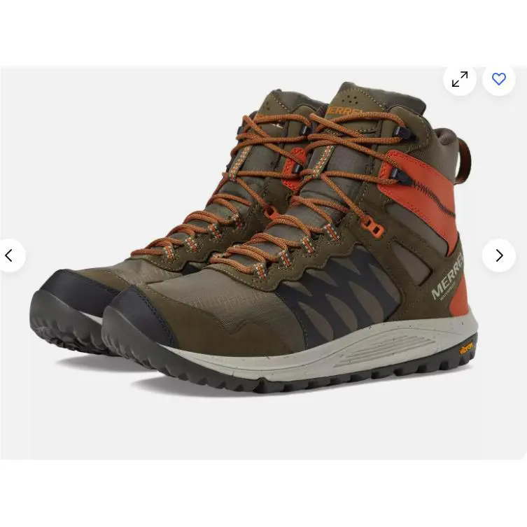 Merrell shoes - J066959 - J066959 - Olive Green Burnt Orange (UPC: 194917553015) 3