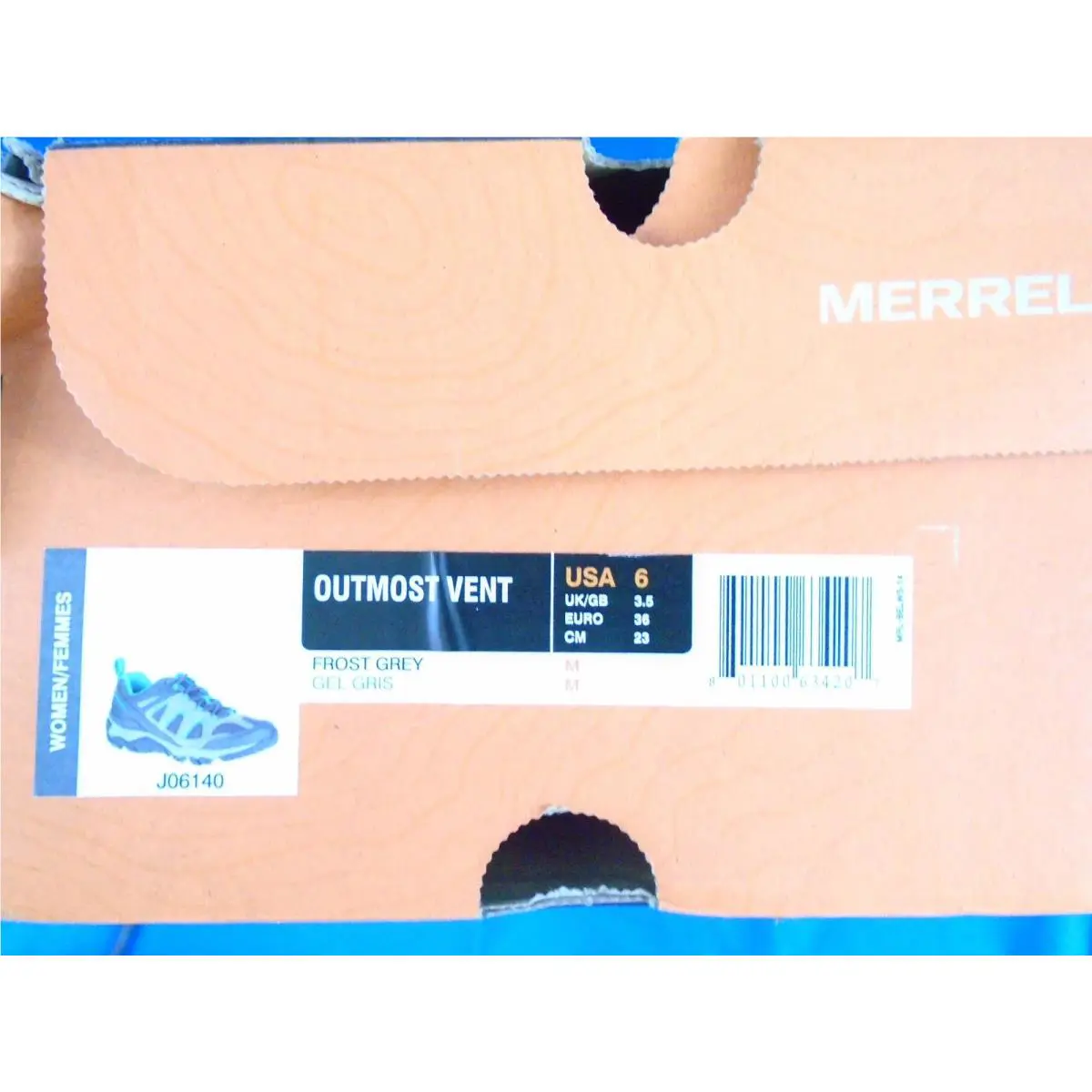 Merrell shoes - J06140 - J06140 - Gray (UPC: 801100634207) 2