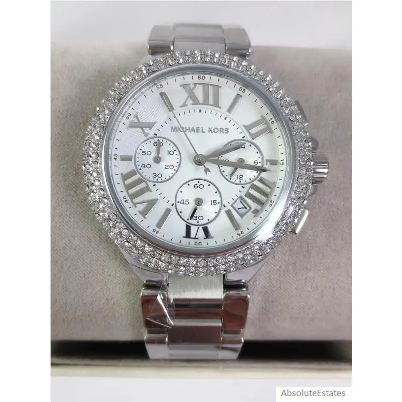 Michael Kors Camille Chronograph Silver-tone Stainless Steel Watch MK6993