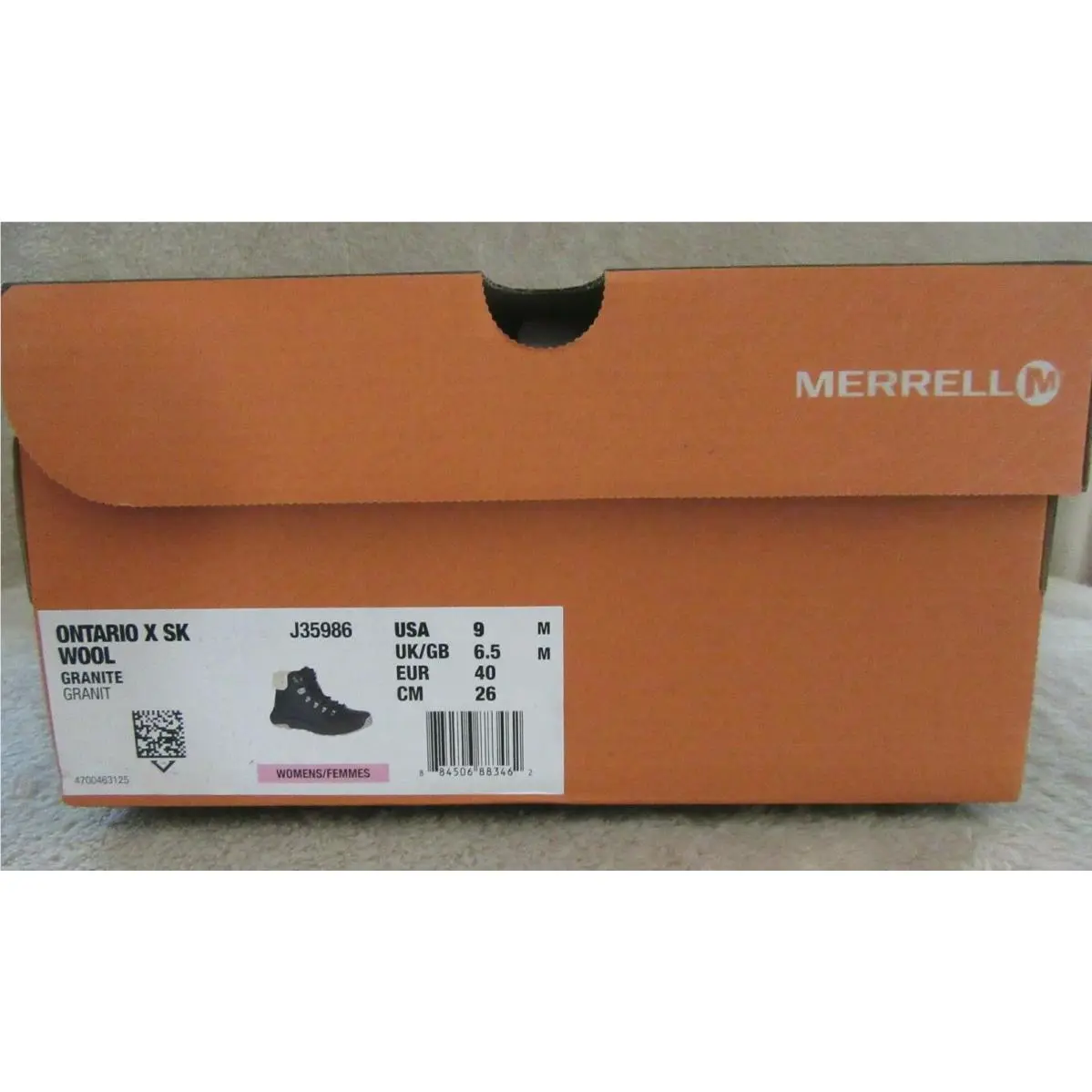 Merrell shoes - J35986 Ontario X SK - Ontario - Black (UPC: 884506883462) 9