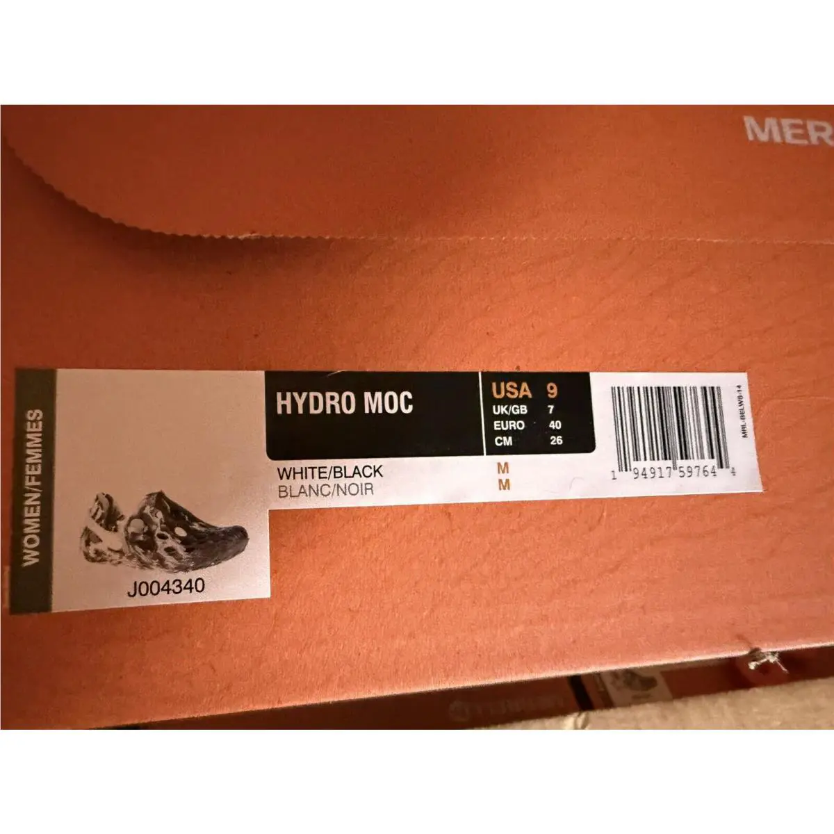 Merrell shoes - Merrell Hydro - Hydro - Black & White 7
