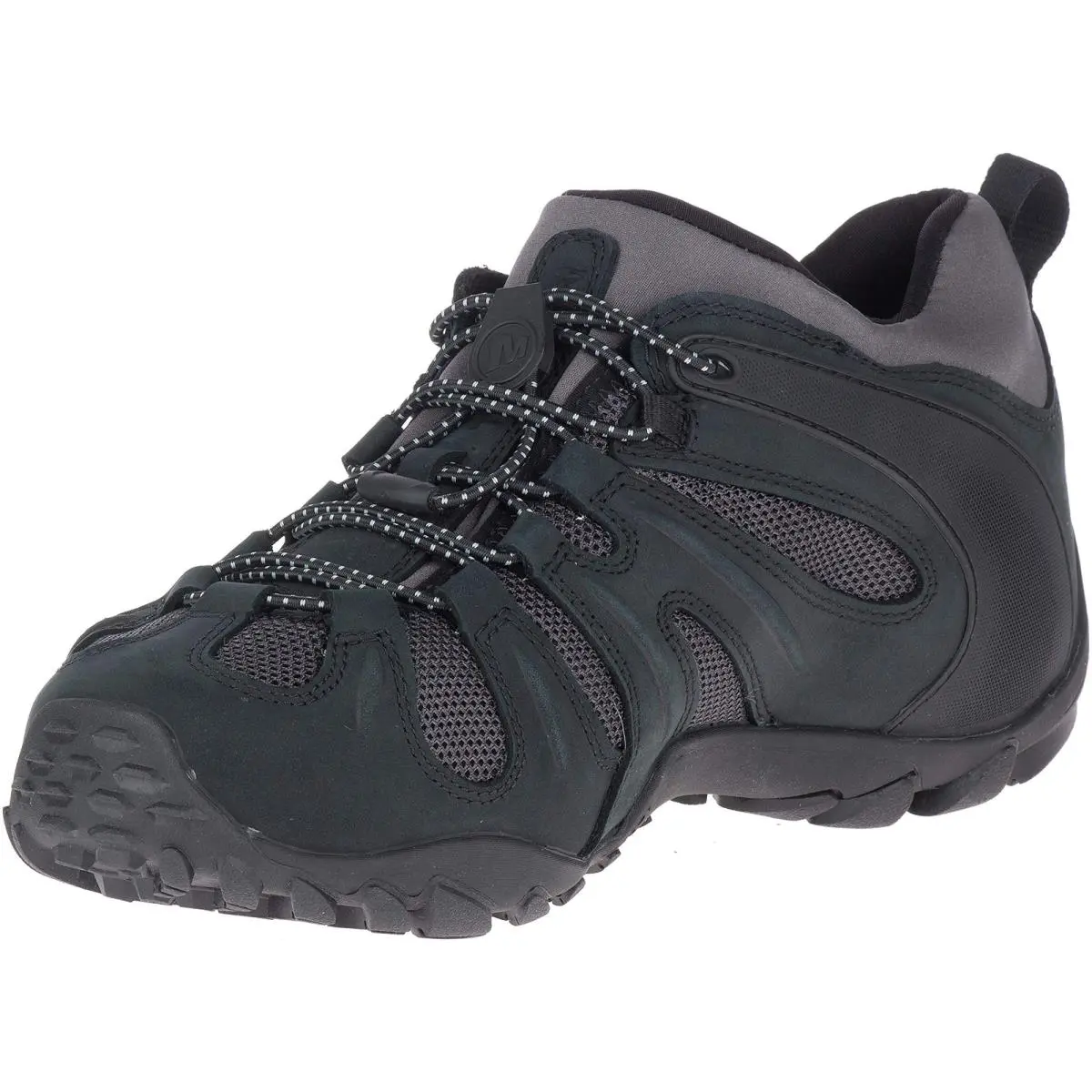 Merrell Men`s Chameleon 8 Stretch Waterproof Hiking Shoe 7 Black/grey - Black/Grey