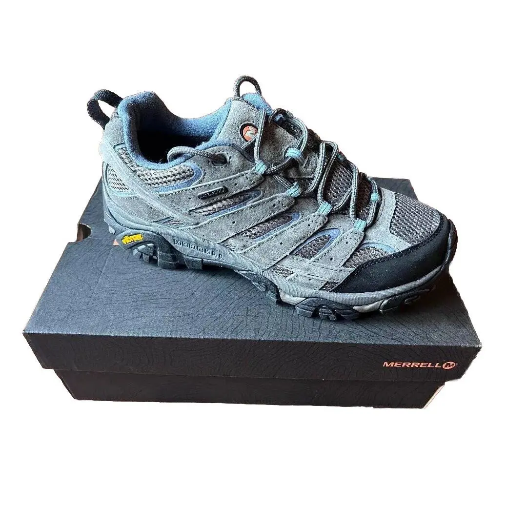 Women`s Merrell Moab 2 WP Granite Waterproof 12 Medium - Granite Gray