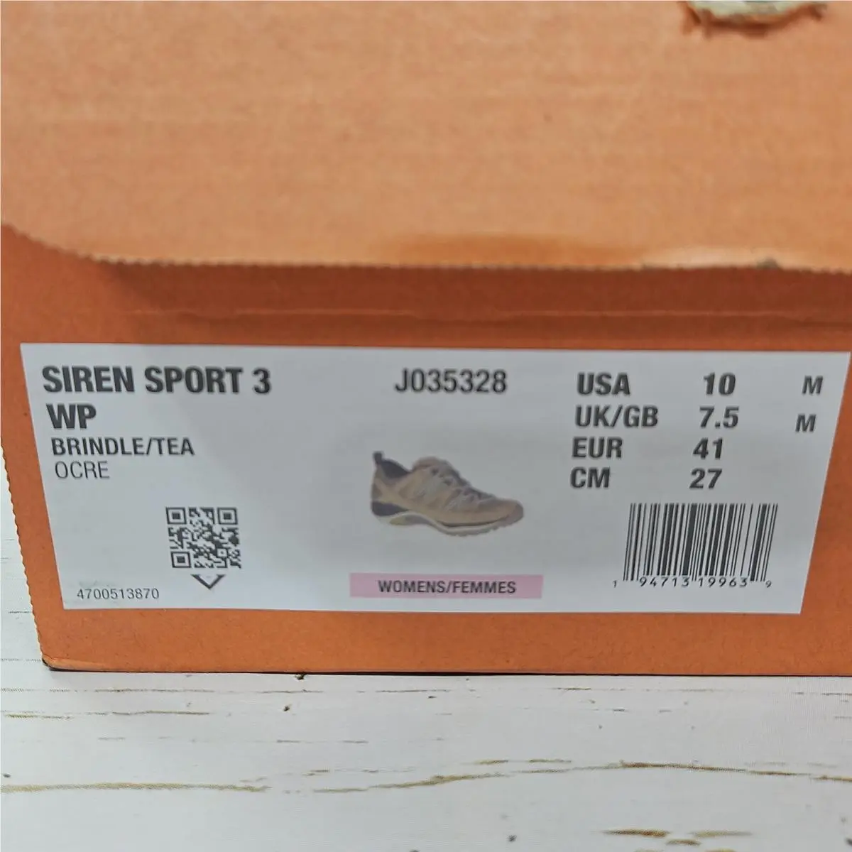 Merrell shoes - Merrell Siren Sport 3 WP - J035328 - Brown 9