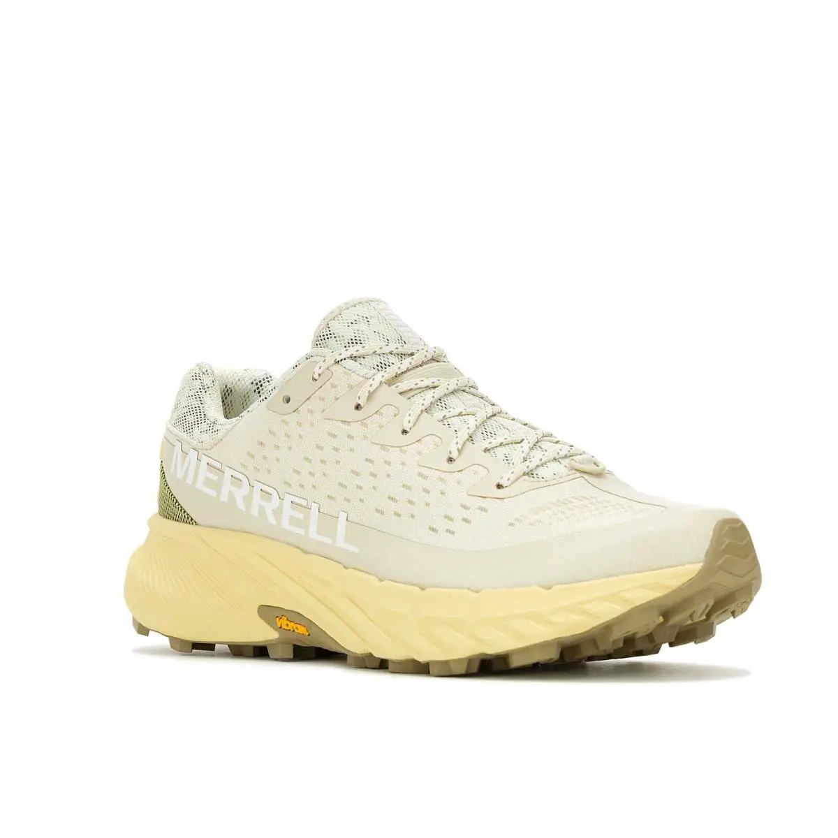 Merrell Agility Peak 5 Trail Cream Beige Men`s 10.5 Road Running Shoes J068189