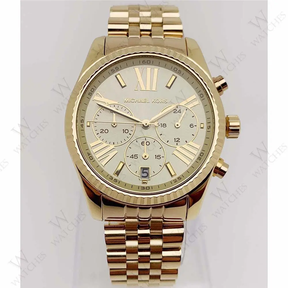 MK5556 Lexington Gold Tone Stainless Steel Bracelet Women`s Watch by Michael Kors