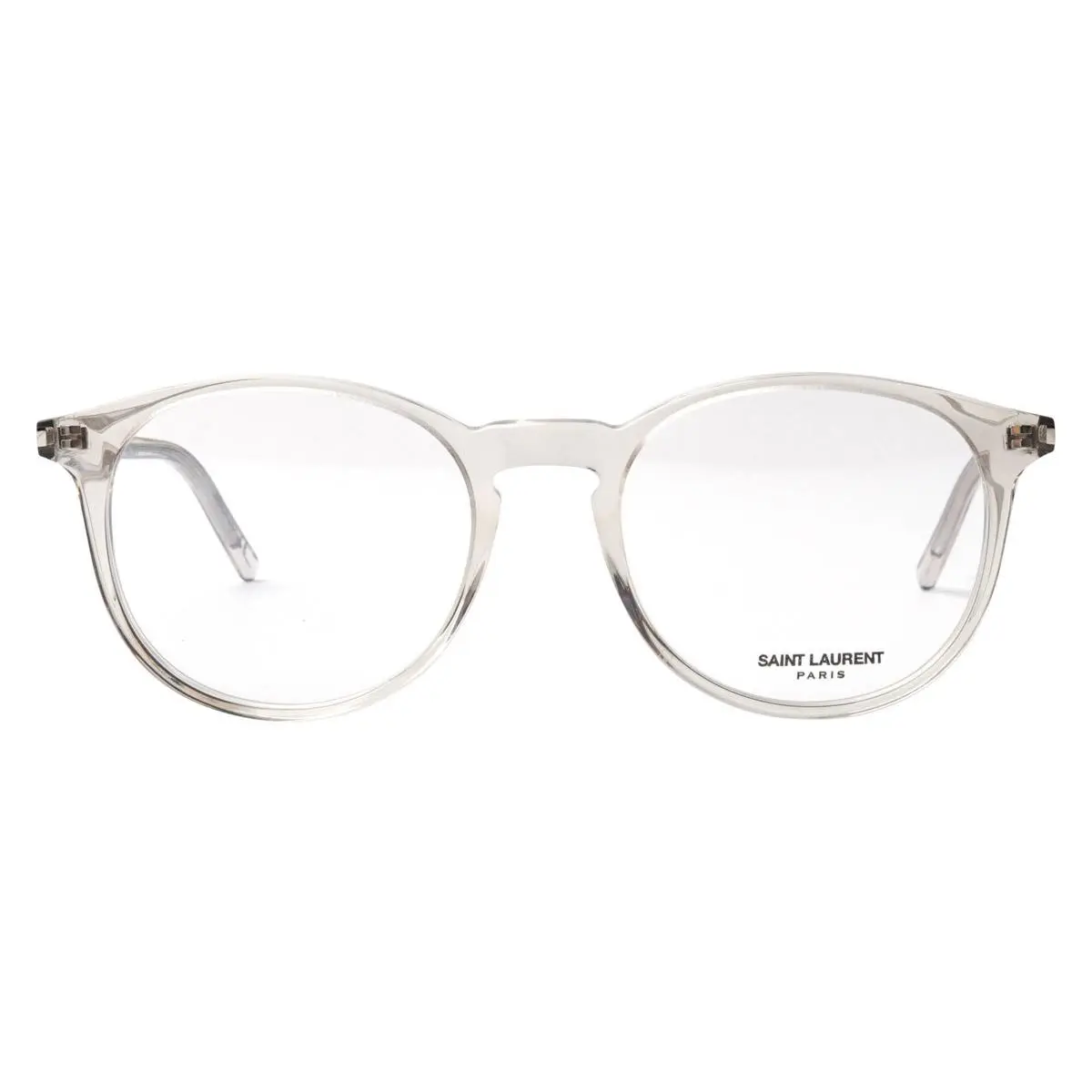 Saint Laurent SL 106 Eyeglasses Unisex Beige Round 50mm