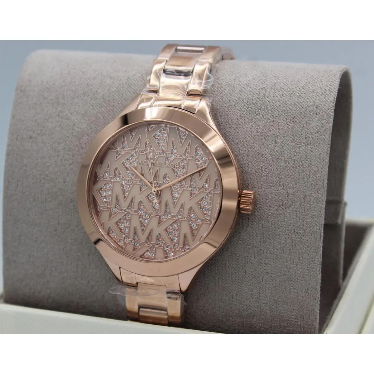 MK4658 Women`s Slim Runaway Quartz Rose Gold Dial Analog Watch by Michael Kors