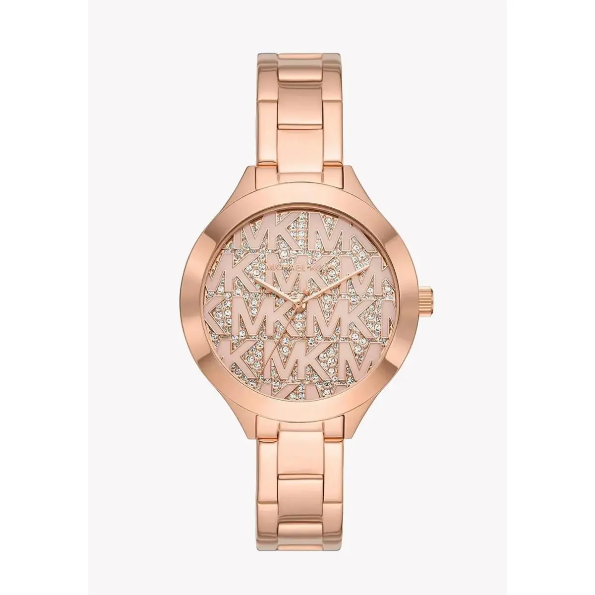 Slim Runway Rose Gold MK Monogram Womens MK4658 Watch by Michael Kors