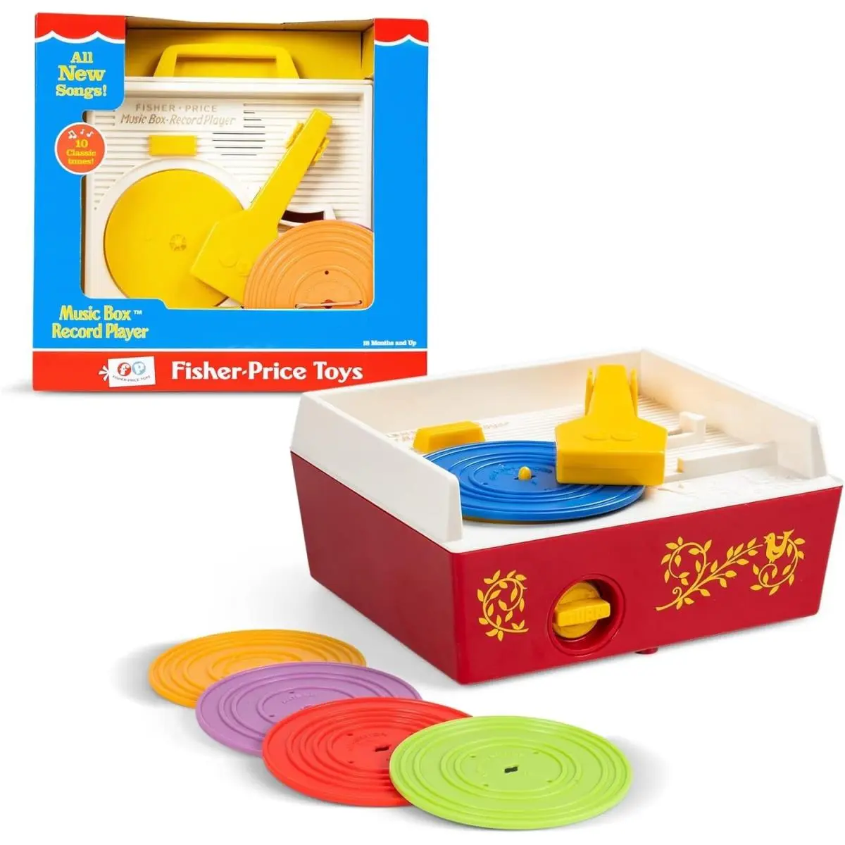 Fisher Price Classics - Record Player - Retro Tactile Interactive Retro Toy