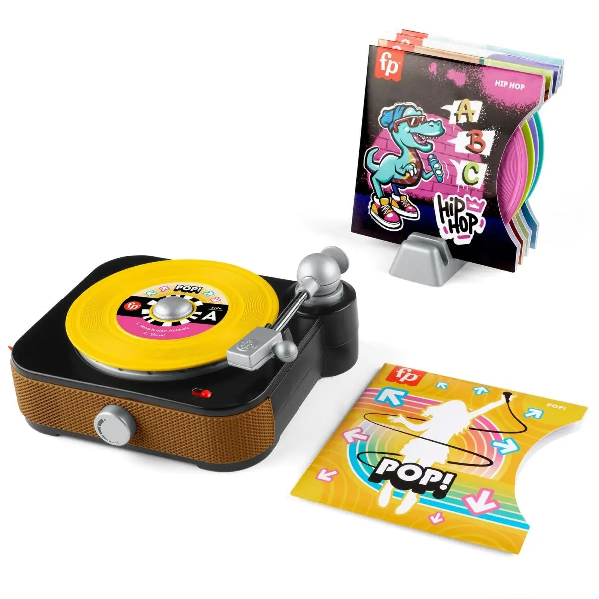 Fisher Price Rockin Record Player Musical Toy with 20 Songs For Kids 3 Years+