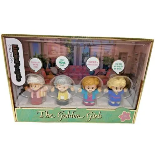 Little People Collector The Golden Girls Figure Set 4 Pack Gift Ready