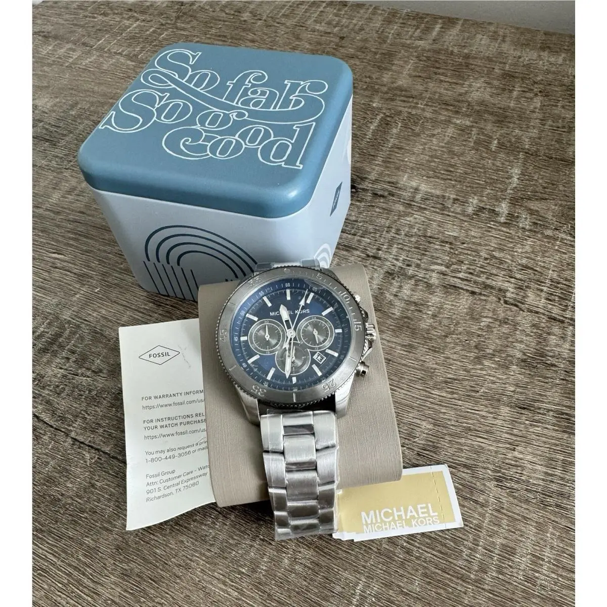 Watch Men MK8662 and Fossil Box by Michael Kors