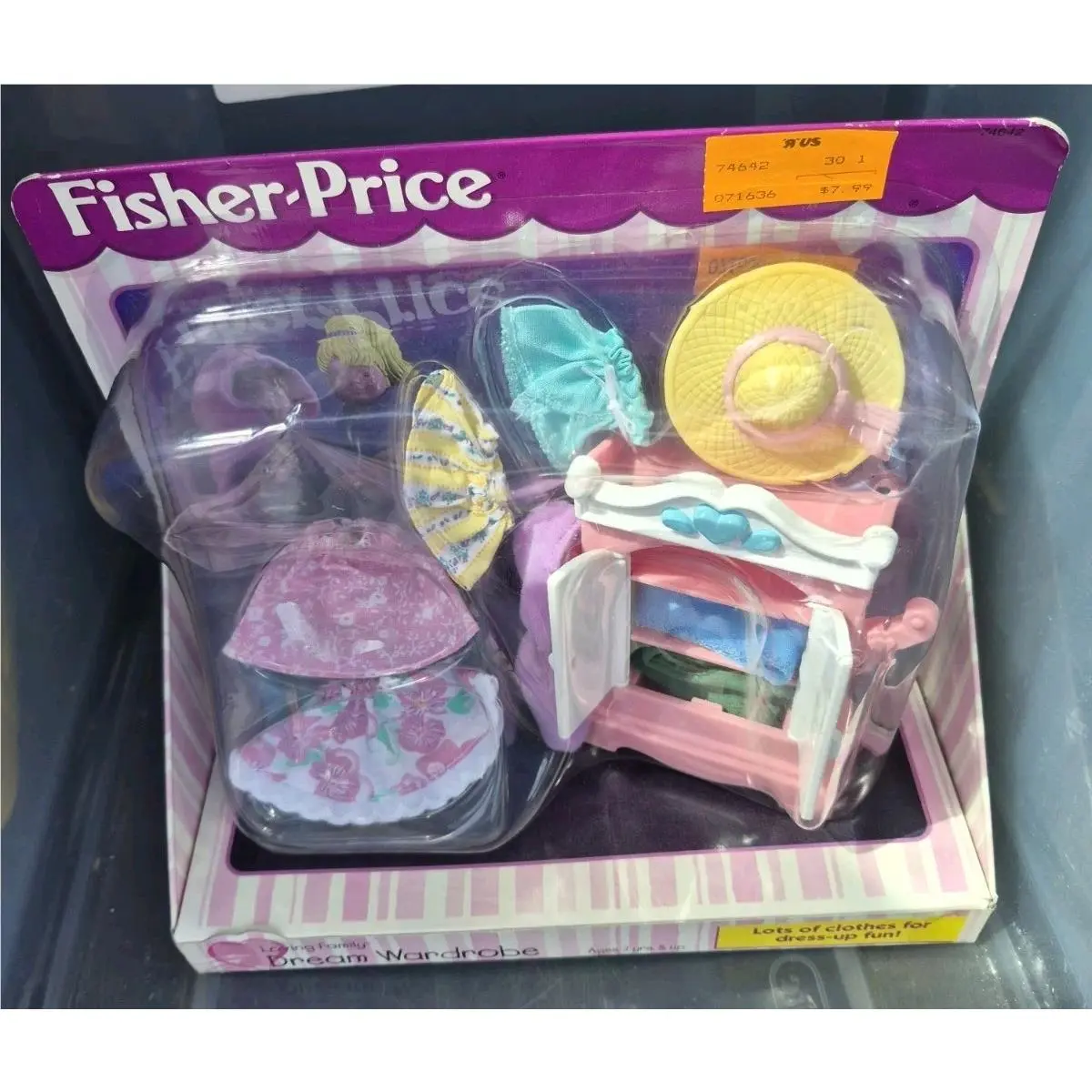 Fisher Price Loving Family Dream Wardrobe Closet Dollhouse Furniture