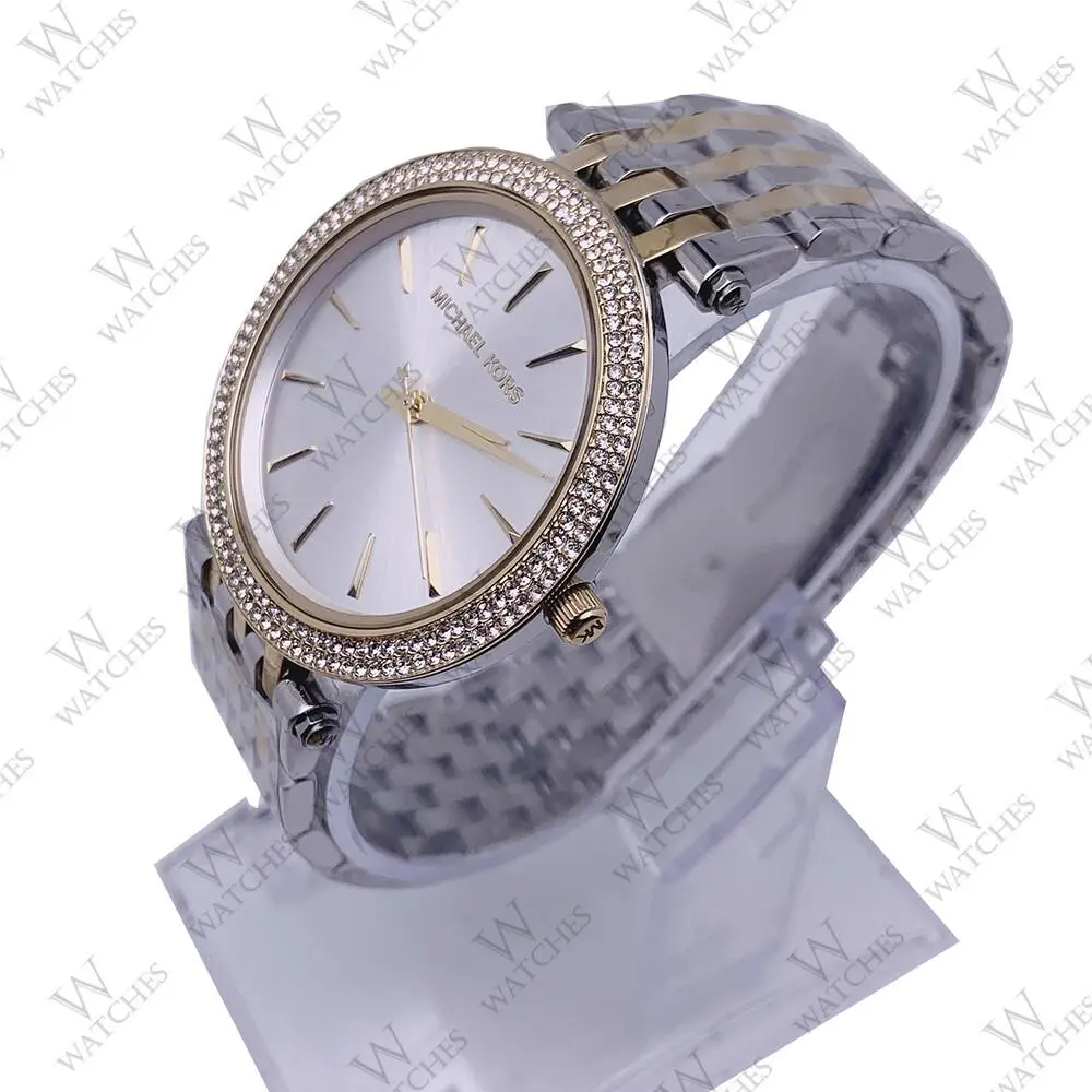 Michael Kors MK3215 Darci 39mm Case Analog Two-tone Bracelet Women`s Watch