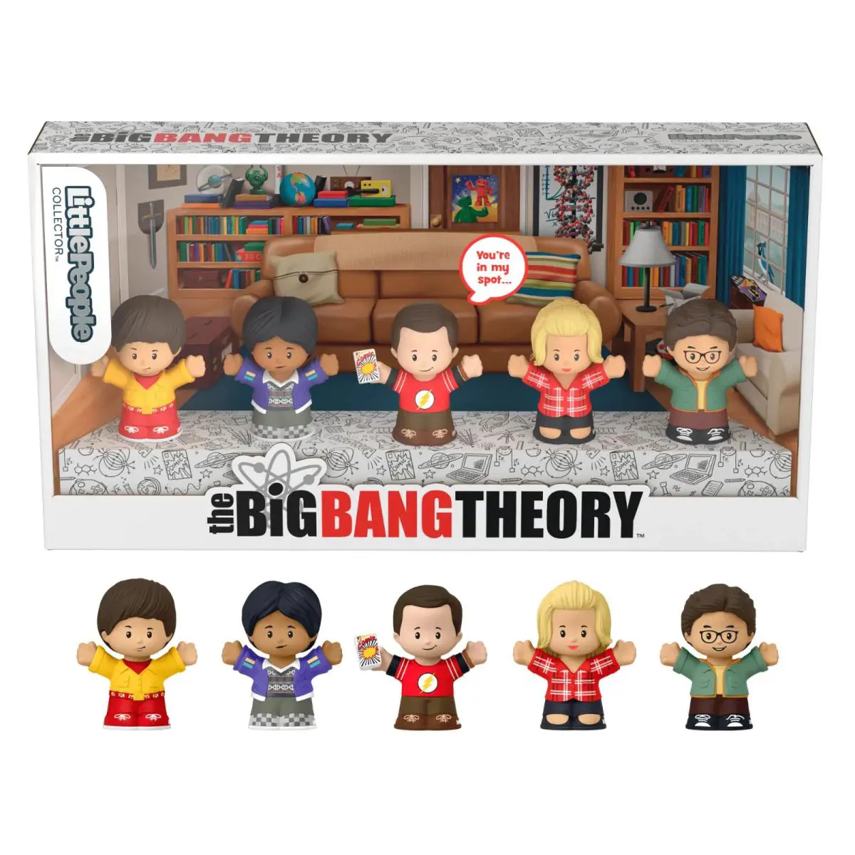 Mattel Little People Collector The Big Bang Theory TV Show Special Edition Set