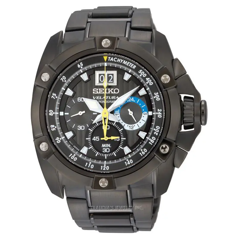 Seiko Velatura Chronograph Watch SPC073