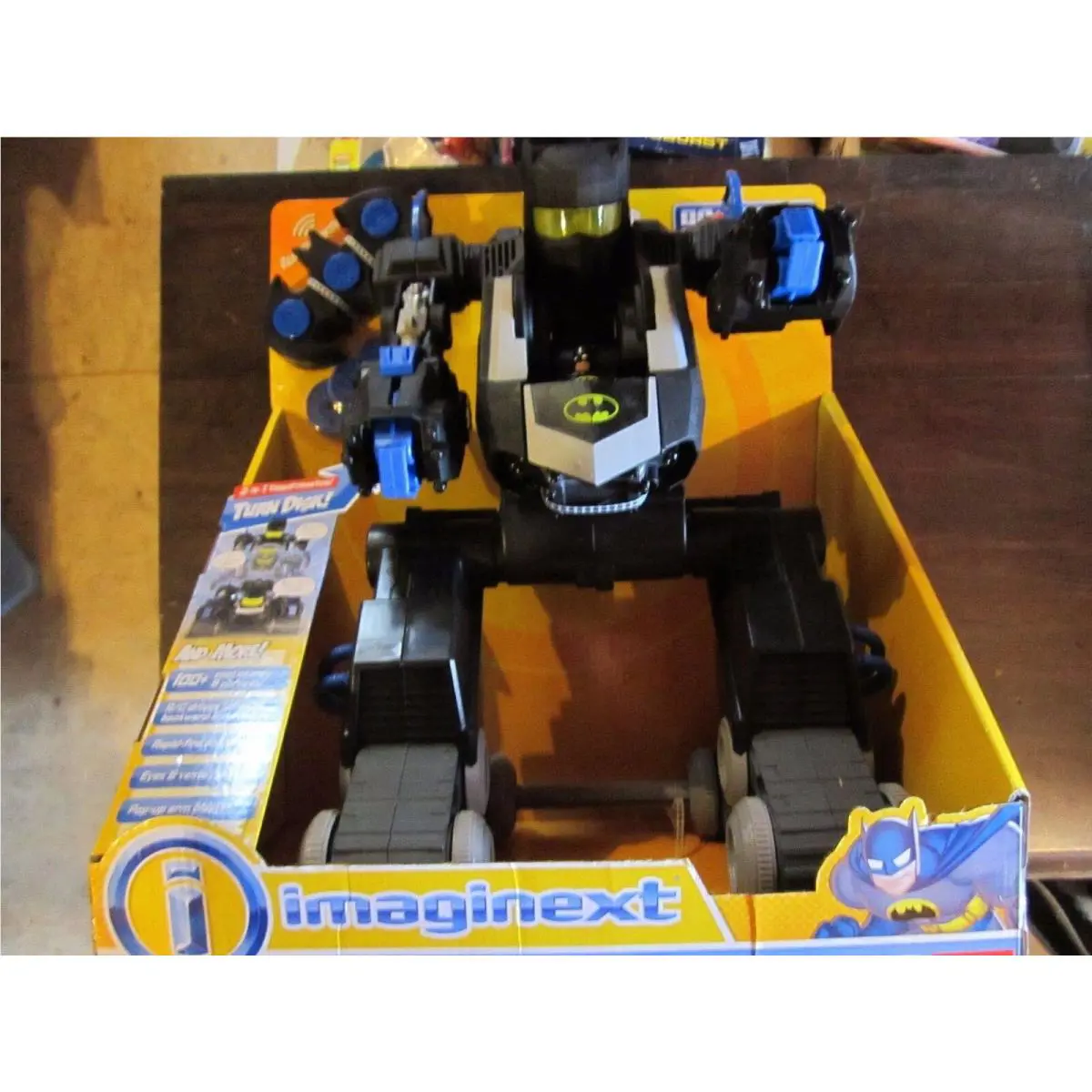 Fisher Price Imaginext DC Super Friends Transforming Batbot Batman Remote Toy
