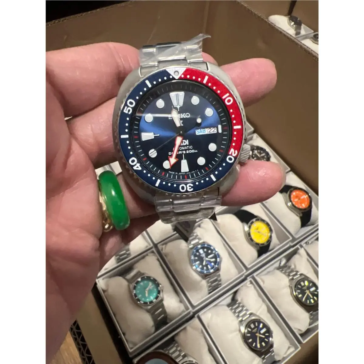 Seiko Dealer Prospex Blue Men`s Watch SRPE99K Automatic