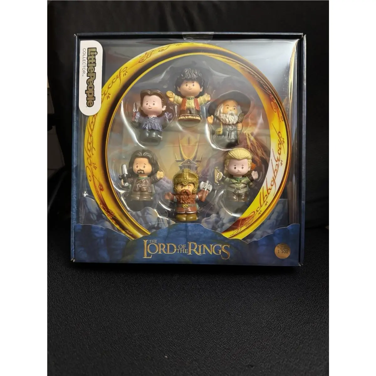 Fisher Price Little People Lord Of The Rings Collector Set 6- Frodo Gandalf