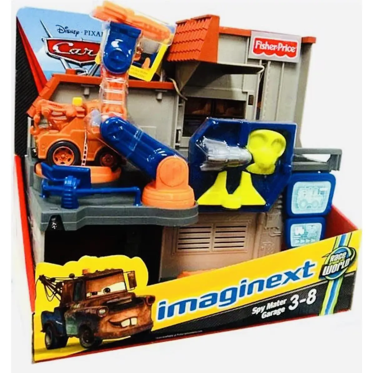 Disney / Pixar Cars 2 Imaginext Spy Mater Garage Exclusive Playset Rare