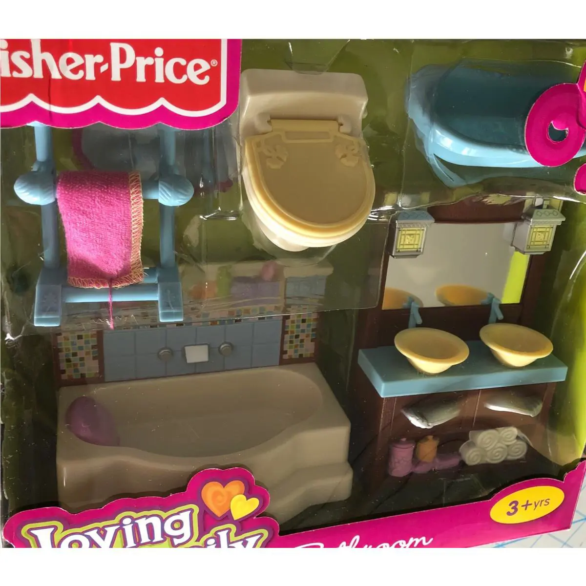 Fisher-price Loving Family Bathroom Play Set Decor 2010