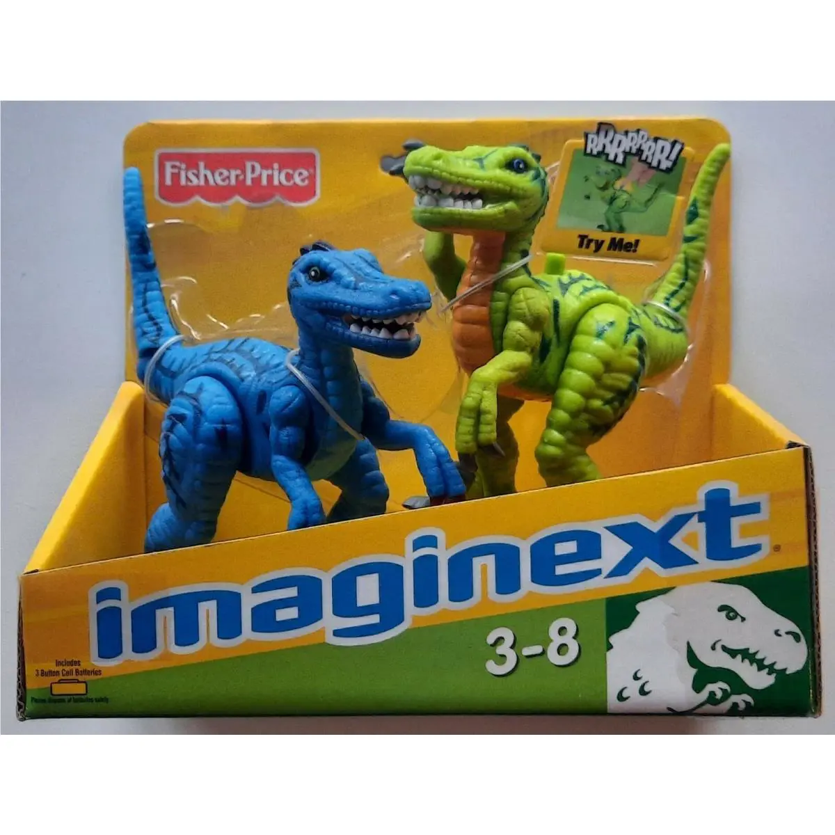 Imaginext Raptors By Fisher Price From 2008 - Vintage