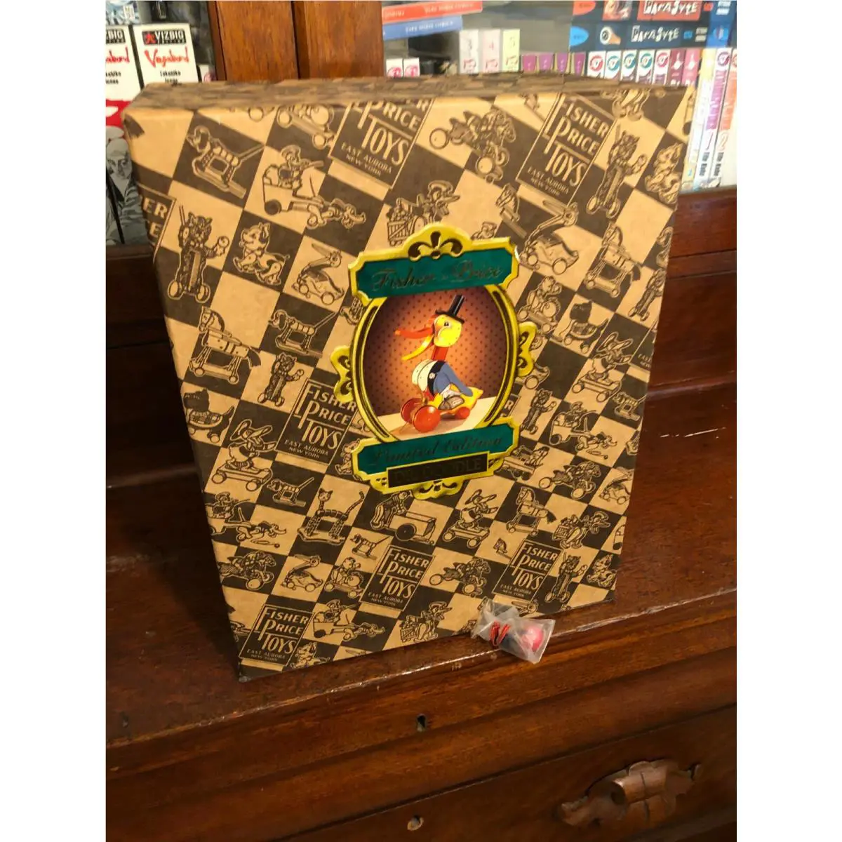 1994 Nrfb Fisher-price Limited Edition Dr. Doodle Pull-toy s5