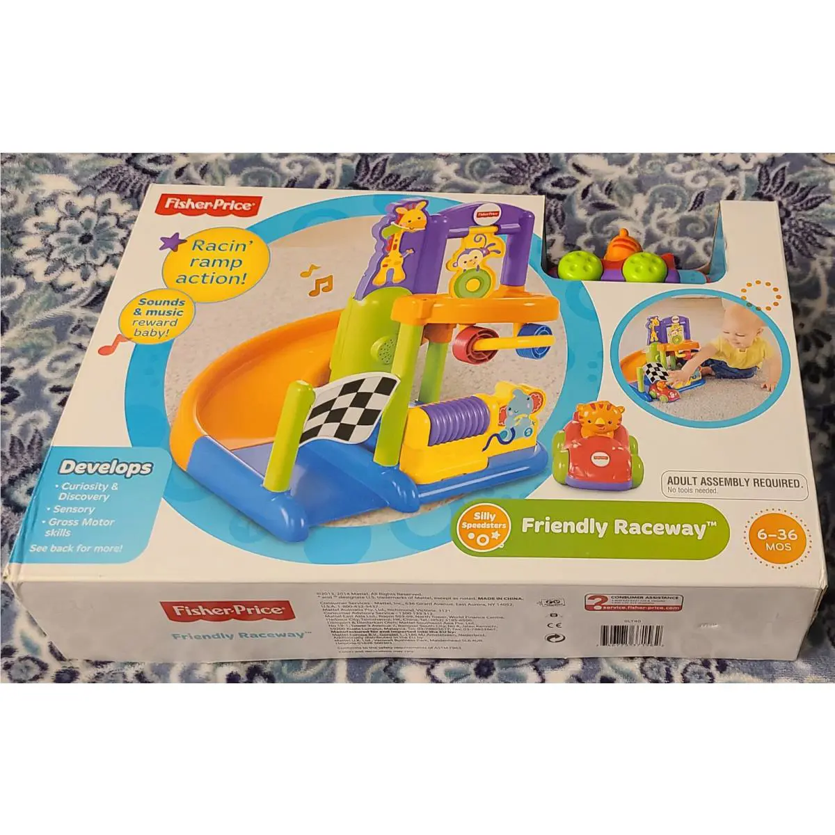 Fisher Price Play Set Silly Speedsters Raceway Ramp Toy Baby / Toddler 2013
