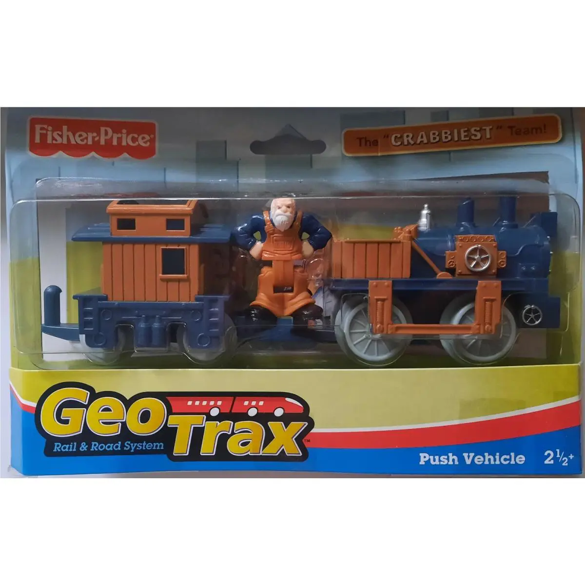 Fisher Price Geo Trax The Crabbiest Team Toy Train - - Vintage From 2007