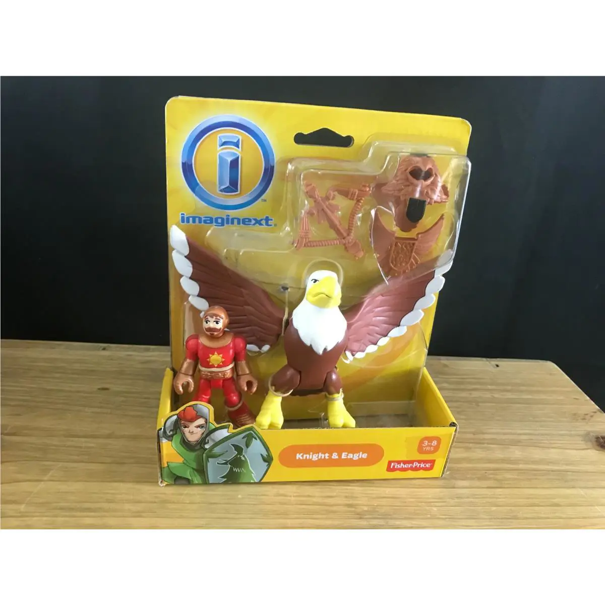 2013 Mattel Fisher-price Imaginext Red Knight Eagle Figure Toy Set