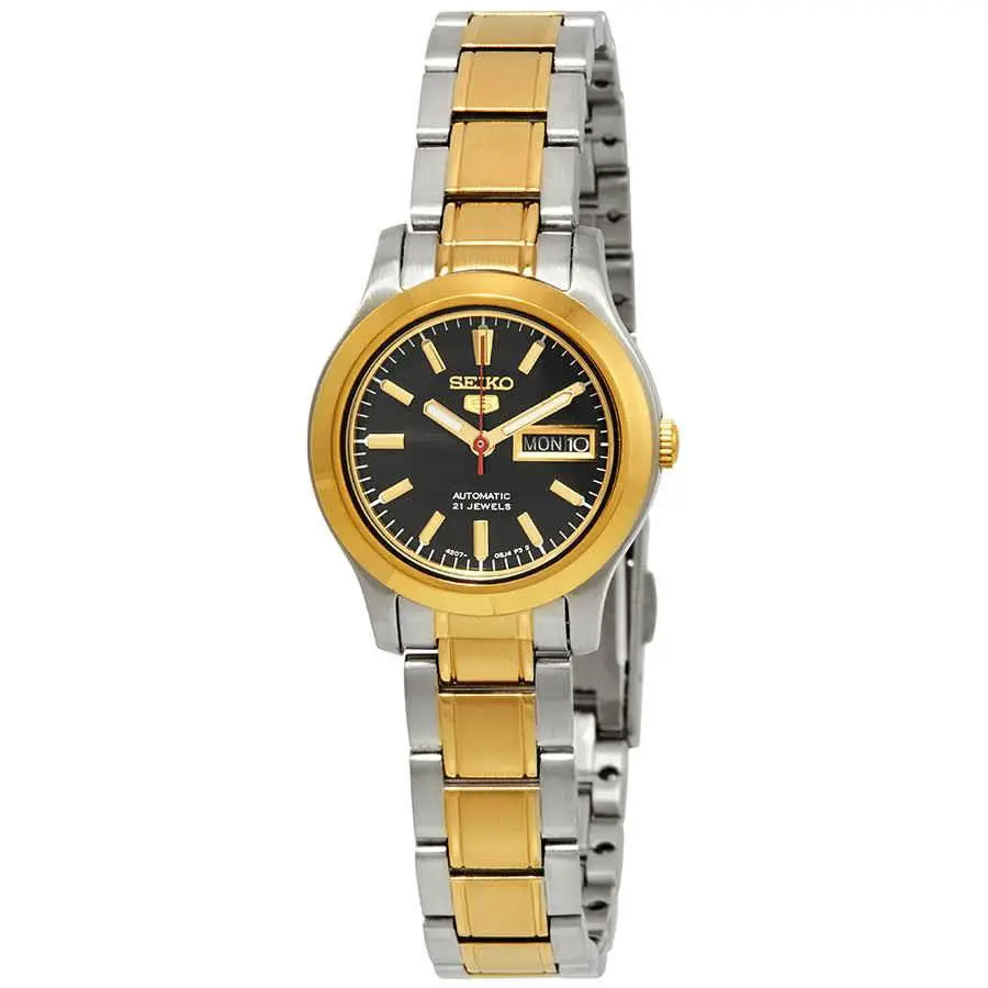 Seiko Series 5 Automatic Black Dial Ladies Watch SYMD94