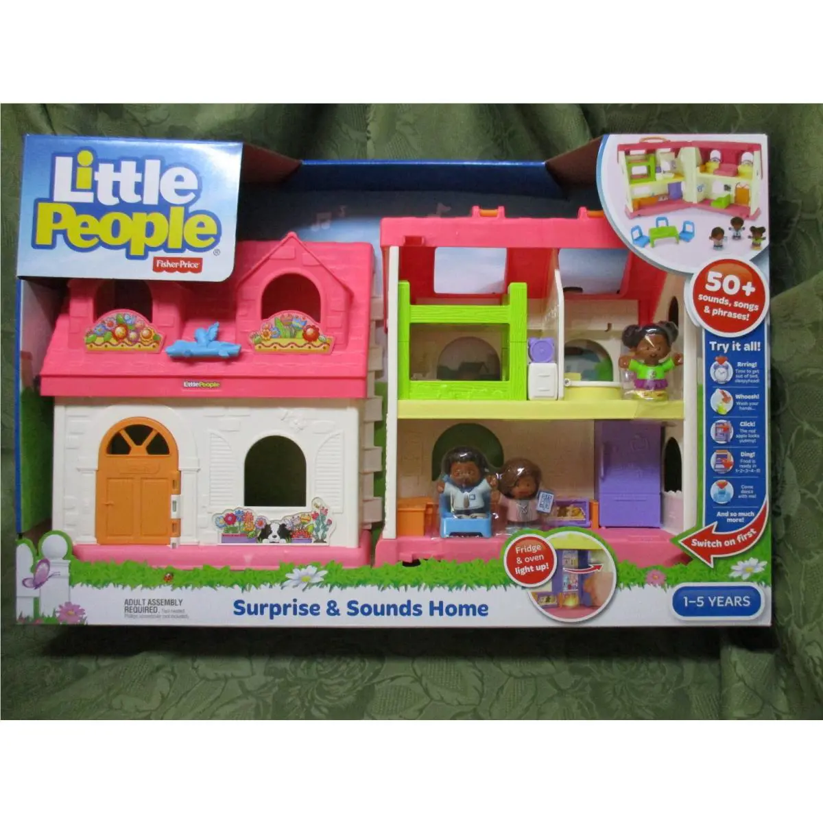 Fisher Price Little People Surprise Sounds Home House Light Family Tessa AA