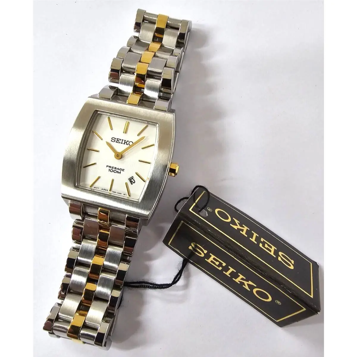 Seiko Quartz 26MM Two-tone Steel Women`s Watch SXB336