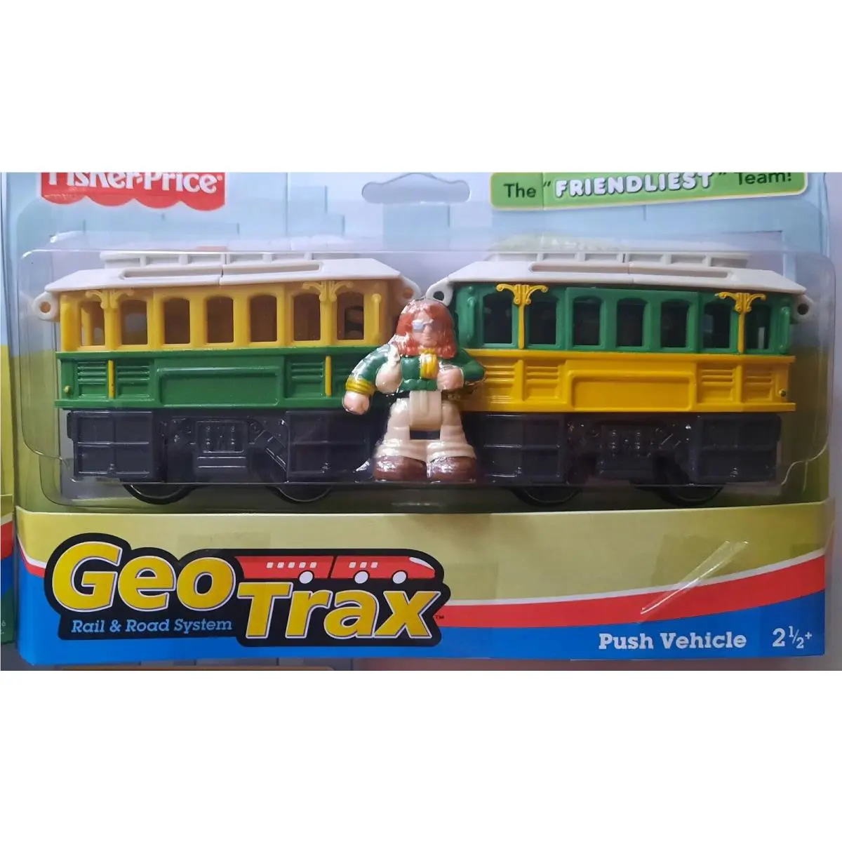 Fisher Price Geo Trax The Friendliest Team Toy Train - - Vintage From 2007
