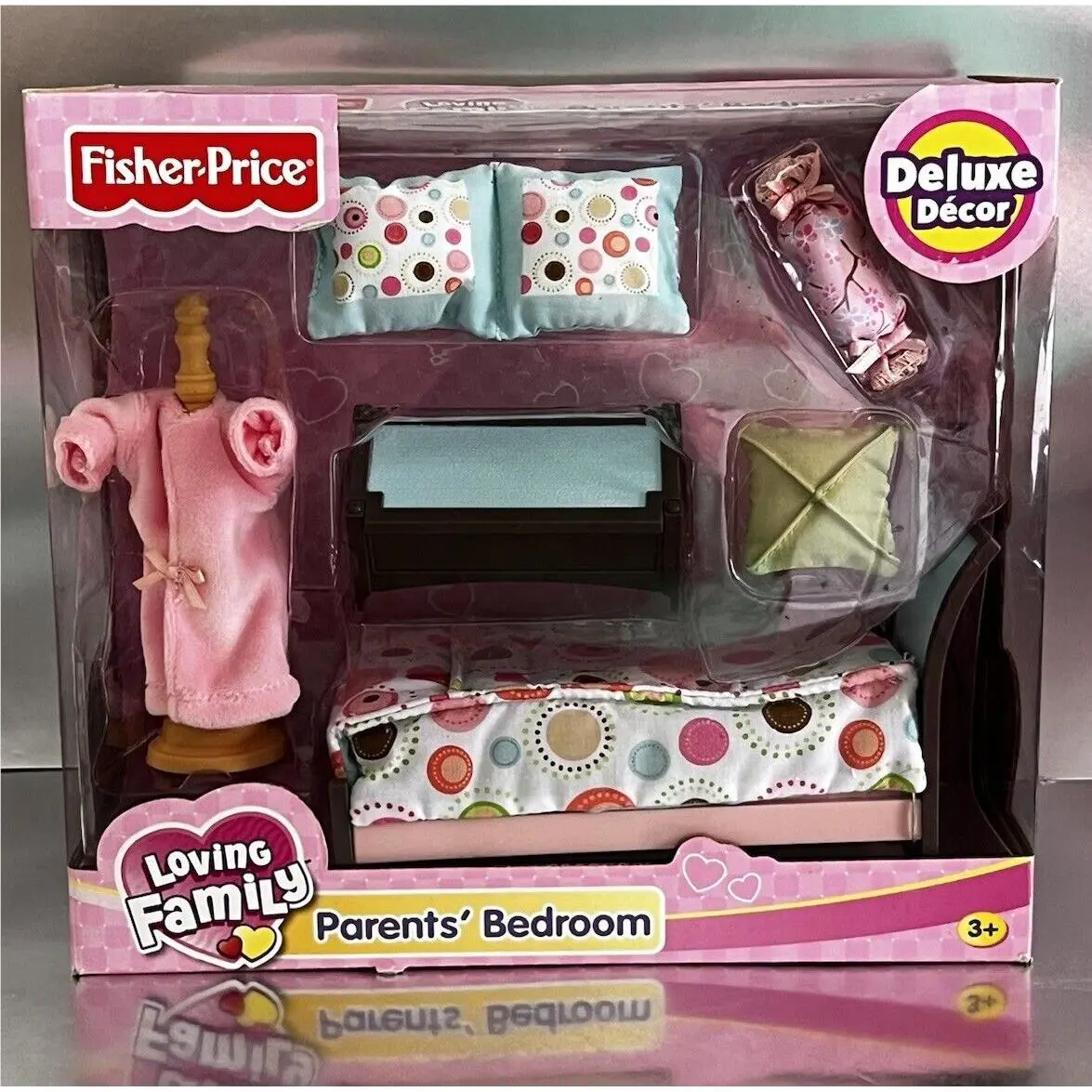 Fisher Price Loving Family Doll House Play Set Parents Bedroom Furniture