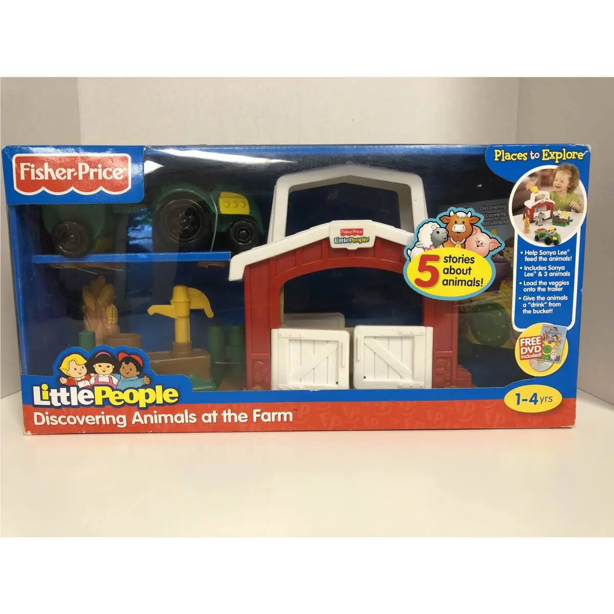 Fisher Price Little People Discovering Animals At The Farm Free Dvd Included 5 A
