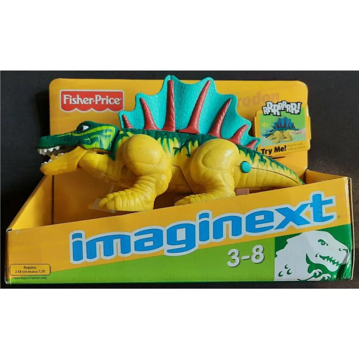 Imaginext Dimetrodon By Fisher Price From 2008 - Vintage